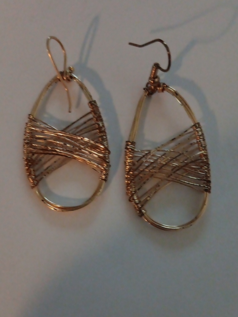 ALEXIS BITTAR Delicate Gold Wire Wrap Teardrop Earrings - Women Jewelry TARNISH